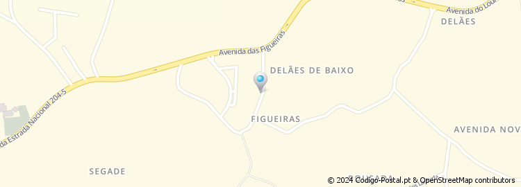 Mapa de Rua das Figueiras