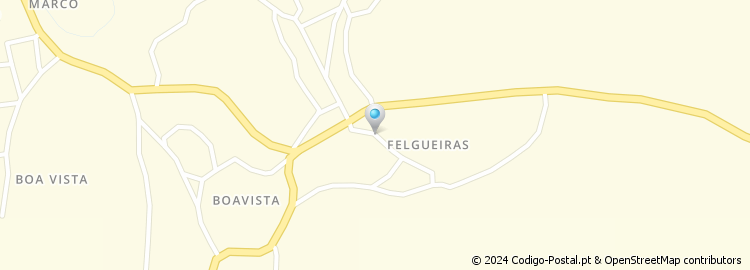 Mapa de Rua de Felgueiras