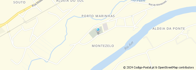 Mapa de Rua de Santa Marinha