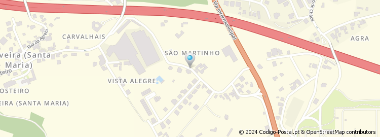 Mapa de Rua de São Martinho