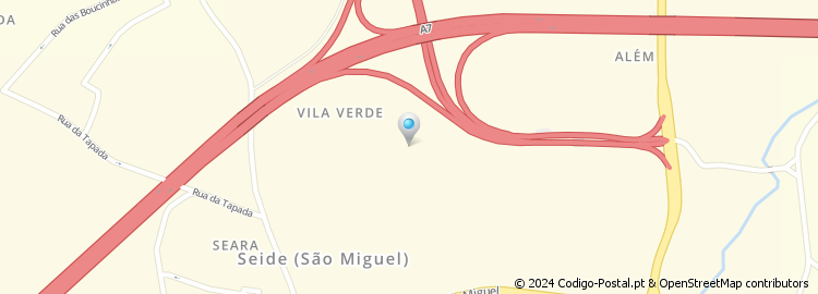 Mapa de Rua de Vila Verde