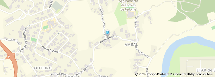 Mapa de Rua do Ameal