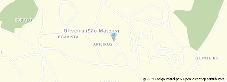 Mapa de Rua do Areeiro