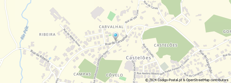 Mapa de Rua do Carvalhal