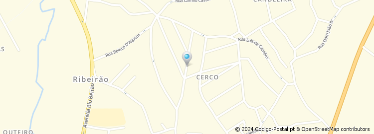 Mapa de Rua do Cerco