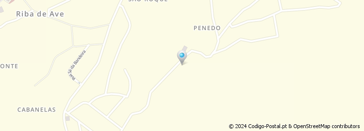 Mapa de Rua do Penedo