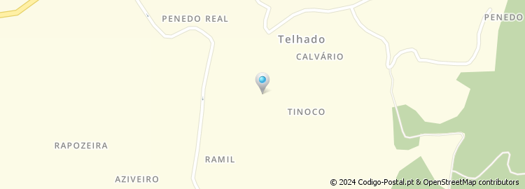 Mapa de Rua do Tinoco