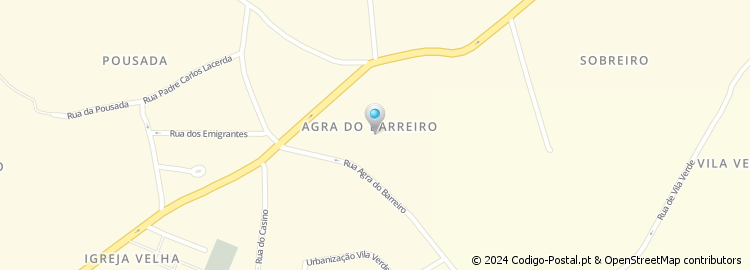 Mapa de Rua dos Carvalhais