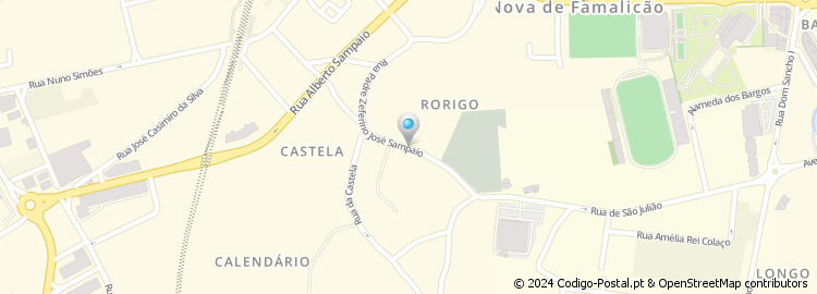 Mapa de Rua José Saramago