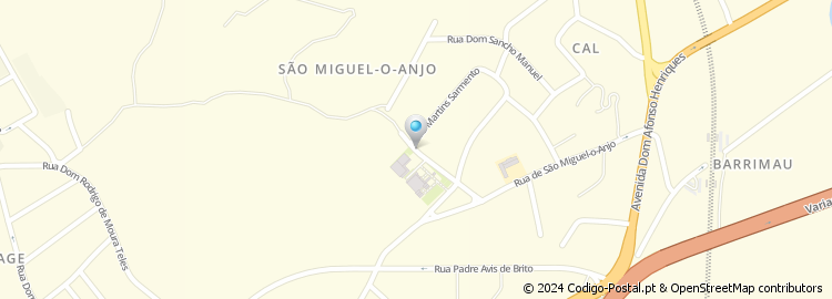 Mapa de Rua Leite de Vasconcelos