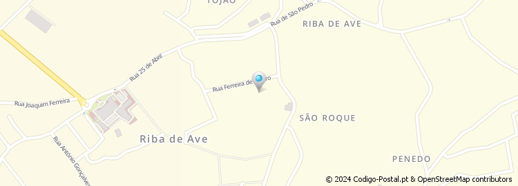 Mapa de Rua São Roque