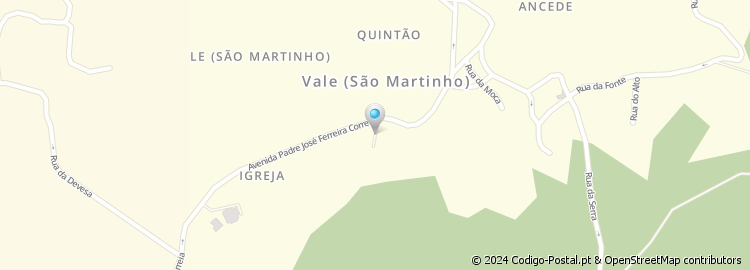 Mapa de Rua Senhora da Lapa