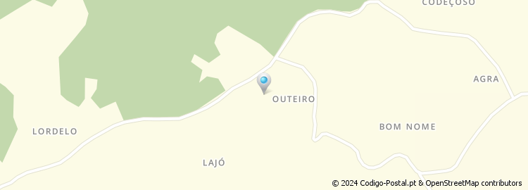 Mapa de Travessa de Lajó