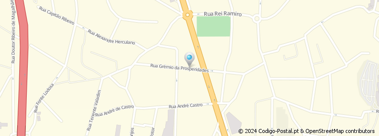 Mapa de Rua Grémio da Prosperidade