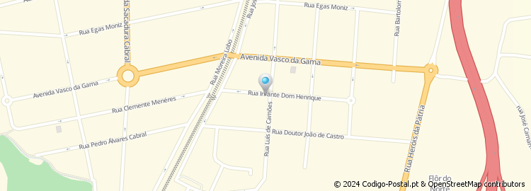 Mapa de Rua Luís de Camões