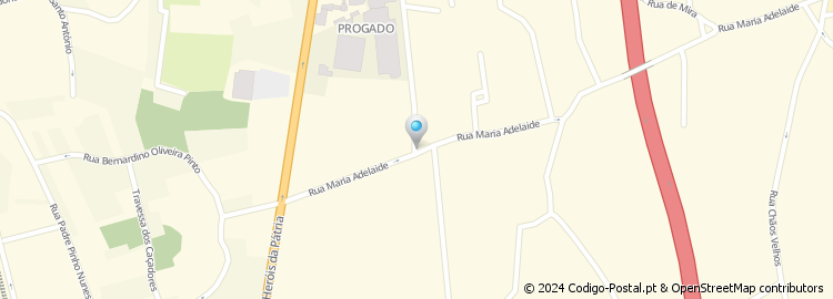 Mapa de Rua Maria Adelaide