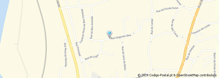 Mapa de Rua Sargento Silva