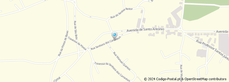 Mapa de Rua Senhora dos Caminhos