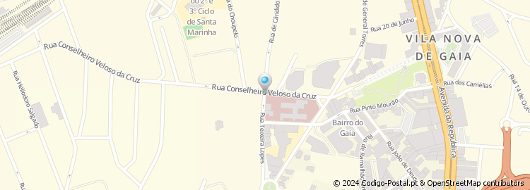 Mapa de Rua Teixeira Lopes