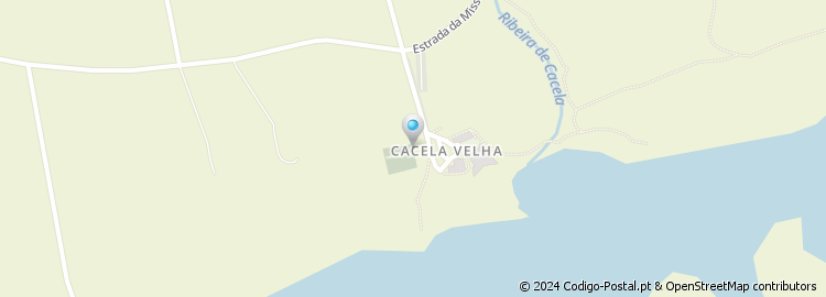 Mapa de Cacela Velha