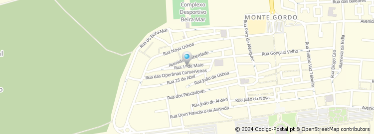 Mapa de Rua da Escola Primária