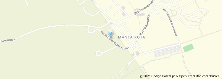 Mapa de Rua da Quinta da Manta Rota