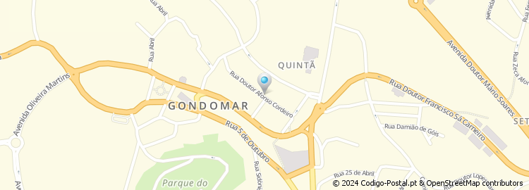 Mapa de Rua Doutor Afonso Costa