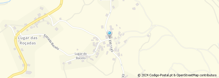 Mapa de Bacelo