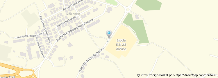 Mapa de Avenida da Escola Básica