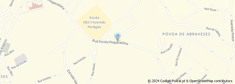 Mapa de Rua da Escola Preparatória