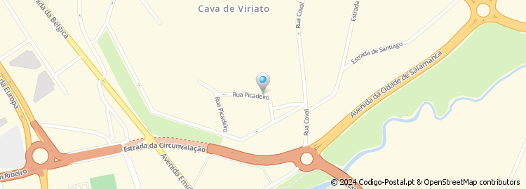 Mapa de Rua do Picadeiro