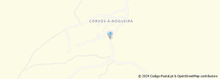 Mapa de Travessa dos Carvalhais